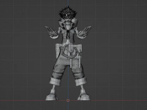 Rudo Surebrec - Gachiakuta 3D Model