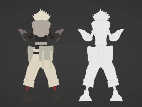 Rudo Surebrec - Gachiakuta 3D Model