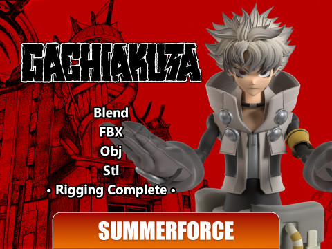 Rudo Surebrec - Gachiakuta 3D Model