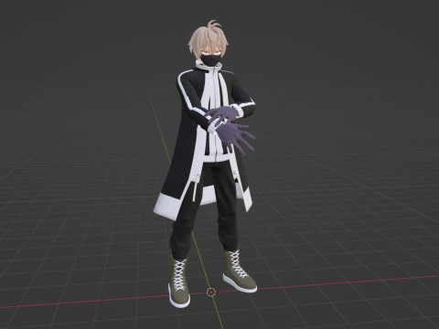 Jin Kougasaki - TOUGEN ANKI 3D 模型