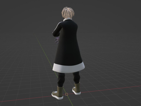 Jin Kougasaki - TOUGEN ANKI 3D 模型