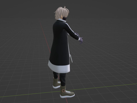 Jin Kougasaki - TOUGEN ANKI 3D 模型