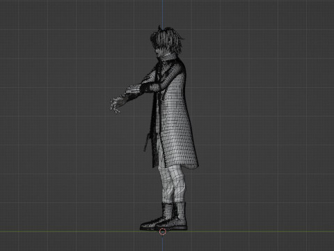 Jin Kougasaki - TOUGEN ANKI 3D 模型