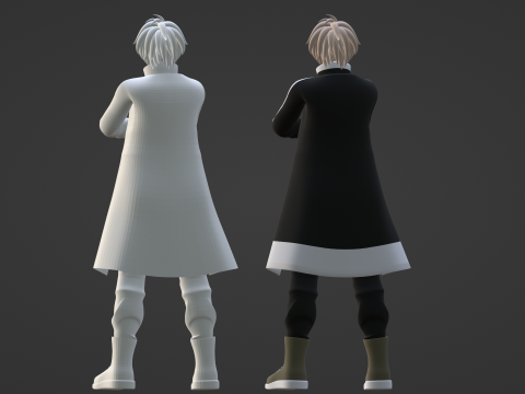Jin Kougasaki - TOUGEN ANKI 3D 模型