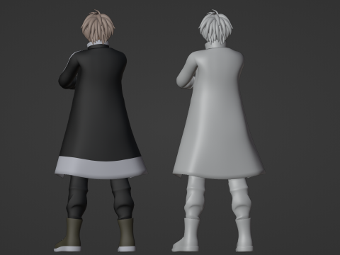 Jin Kougasaki - TOUGEN ANKI 3D 模型