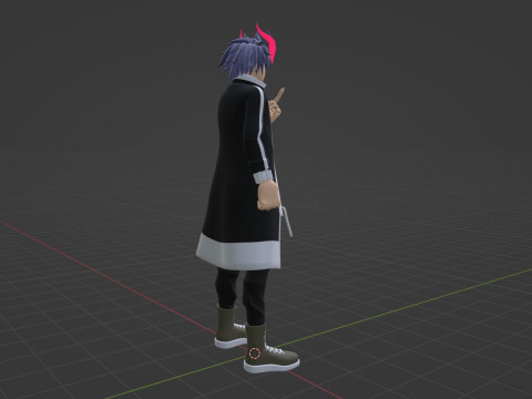 Shiki Ichinose - TOUGEN ANKI 3D 모델