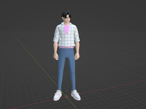 Jinu - KPop Demon Hunters Modèle 3D