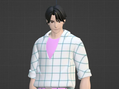 Jinu - KPop Demon Hunters 3D Model