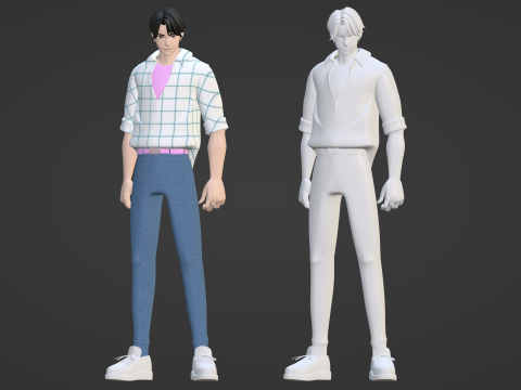 Jinu - KPop Demon Hunters Modèle 3D