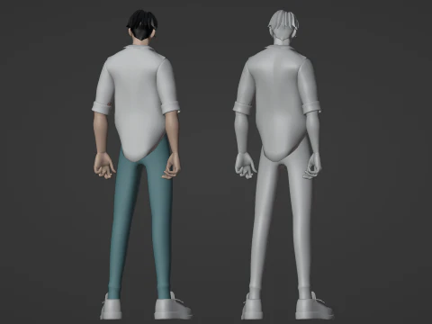 Jinu - KPop Demon Hunters 3D Model