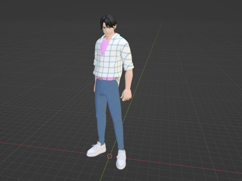 Jinu - KPop Demon Hunters Modèle 3D
