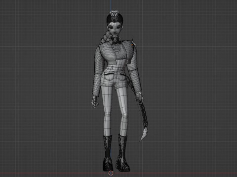 Rumi - KPop Demon Hunters Modèle 3D