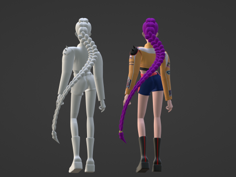 Rumi - KPop Demon Hunters Modèle 3D