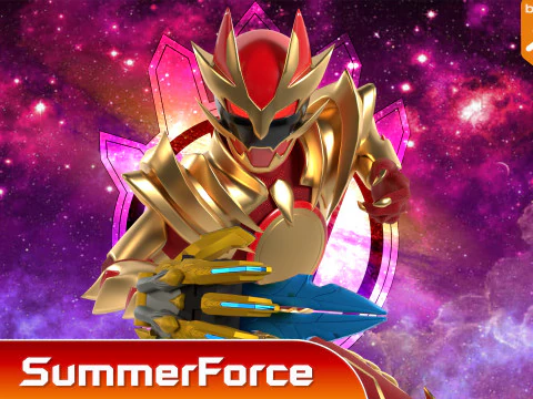 Wild GozyuWolf - No1 Sentai Gozyuger 3D Model