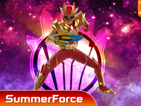 Wild GozyuWolf - No1 Sentai Gozyuger 3D मॉडल