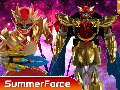 Wild GozyuWolf - No1 Sentai Gozyuger 3D मॉडल