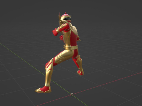 Wild GozyuWolf - No1 Sentai Gozyuger 3D मॉडल