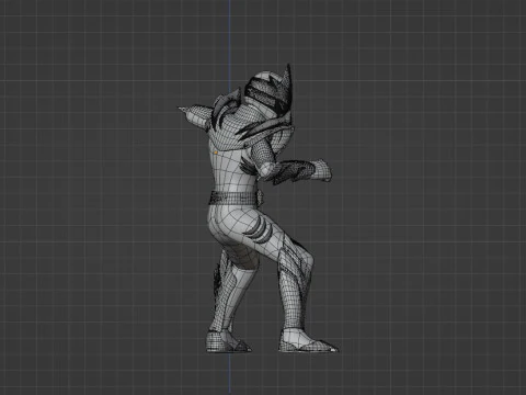 Wild GozyuWolf - No1 Sentai Gozyuger 3D Model