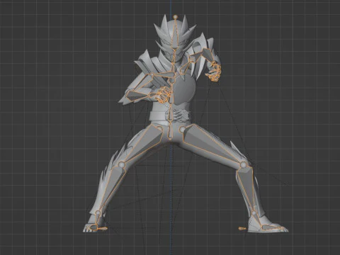 Wild GozyuWolf - No1 Sentai Gozyuger 3D Model