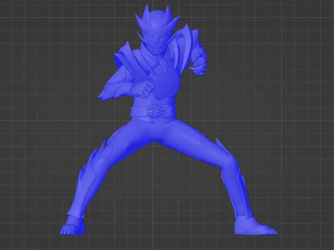 Wild GozyuWolf - No1 Sentai Gozyuger 3D Model