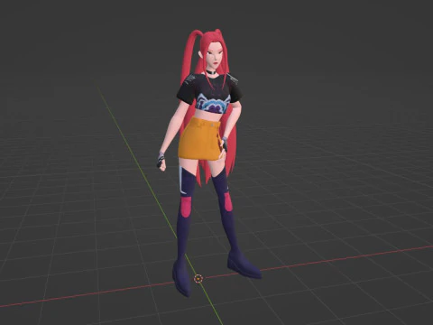 Mira - KPop Demon Hunters 3D Model