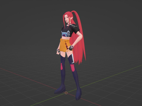 Mira - KPop Demon Hunters Modelo 3D