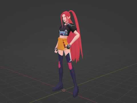 Mira - KPop Demon Hunters 3D Model