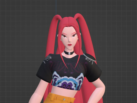 Mira - KPop Demon Hunters Modelo 3D