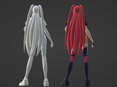 Mira - KPop Demon Hunters Modelo 3D