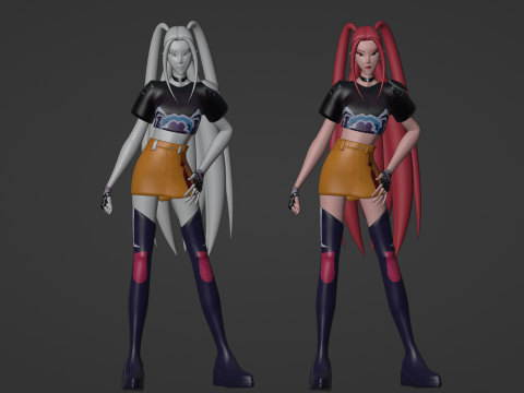 Mira - KPop Demon Hunters Modelo 3D