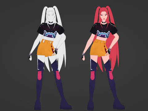 Mira - KPop Demon Hunters 3D Model