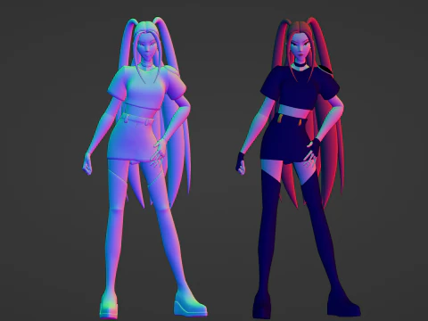 Mira - KPop Demon Hunters 3D Model