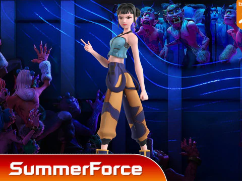 Zoey - KPop Demon Hunters 3D Model
