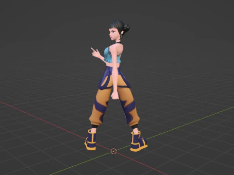 Zoey - KPop Demon Hunters 3D Model