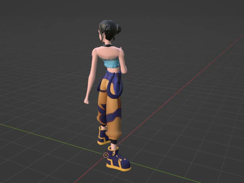 Zoey - KPop Demon Hunters 3D Model