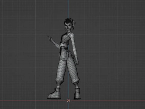 Zoey - KPop Demon Hunters 3D Model