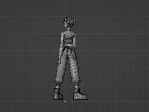 Zoey - KPop Demon Hunters 3D Model