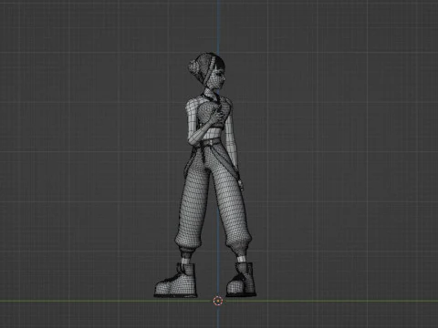 Zoey - KPop Demon Hunters 3D Model