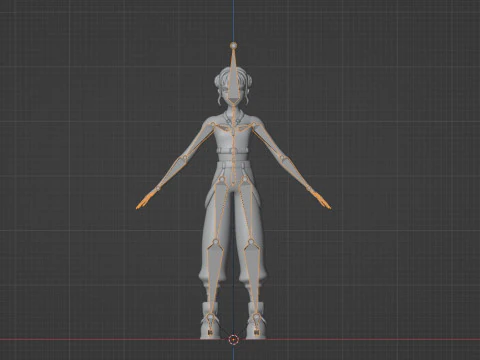 Zoey - KPop Demon Hunters 3D Model