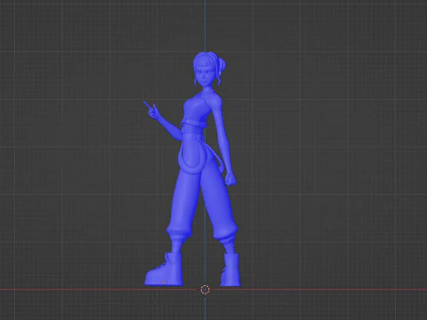 Zoey - KPop Demon Hunters 3D Model