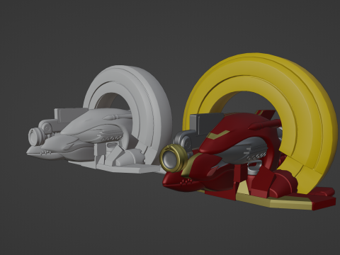 OrcaBooster5050 - No1 Sentai Gozyuger Model 3D