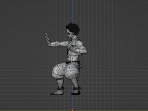 Akaza - Demon Slayer Infinity Castle 3D Modell