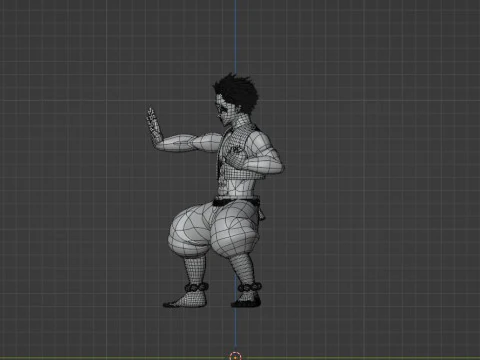 Akaza - Demon Slayer Infinity Castle 3D Model