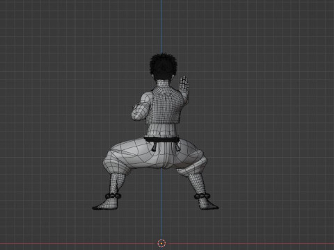 Akaza - Demon Slayer Infinity Castle 3D Modell