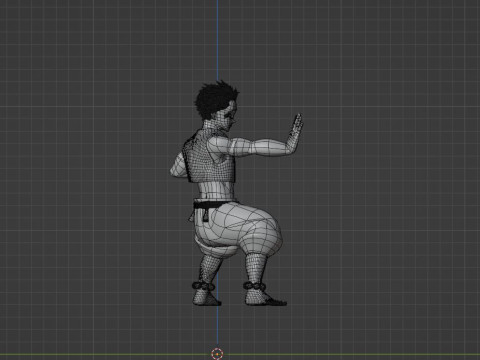 Akaza - Demon Slayer Infinity Castle 3D Modell