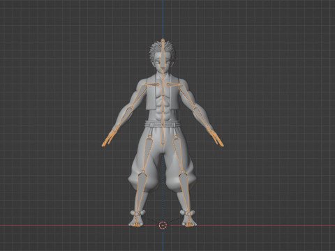 Akaza - Demon Slayer Infinity Castle 3D Modell