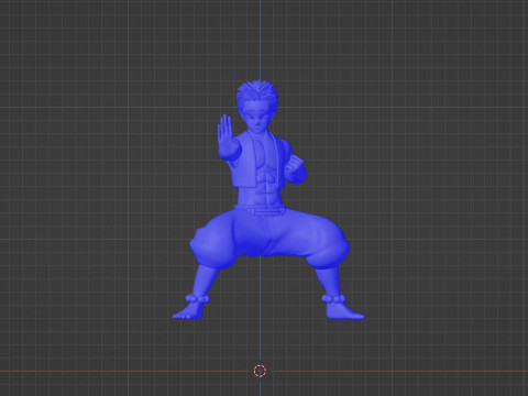 Akaza - Demon Slayer Infinity Castle 3D Modell