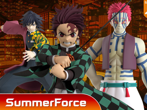 Tanjiro Kamado - Demon Slayer Infinity Castle Model 3D