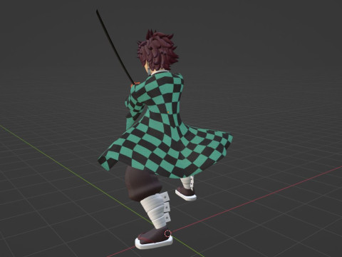 Tanjiro Kamado - Demon Slayer Infinity Castle Model 3D