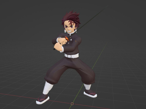 Tanjiro Kamado - Demon Slayer Infinity Castle Model 3D